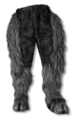 Monster Fell Hose Schwarz