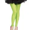 80er Jahre Spitzen Leggings Neon Grün