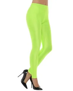 80s Disco Leggings Neongrün