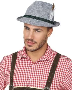 Bayerischer Trachtenhut Mit Feder 5 Bayerischer Trachtenhut Mit Feder -Attrappen Verkäufe 2023 bayerischer hut mit feder grauer trachenthut oktoberfest kostuemzubehoer bavarian hat w hat 36993 03