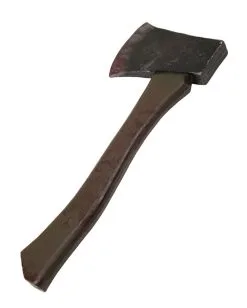 Blutige Schaumstoff Axt
