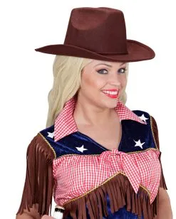 Sheriff Hut Braun -Attrappen Verkäufe 2023 brauner cowboyhut aus filz cowboy hat karnevalshut westernhut 22970 3