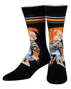 Mörderpuppe Chucky Socken Schwarz
