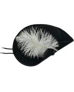 Edler Musketierhut Mit Feder