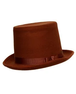 Brauner Filz Zylinder