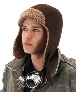 Gefütterte Pilotenmütze