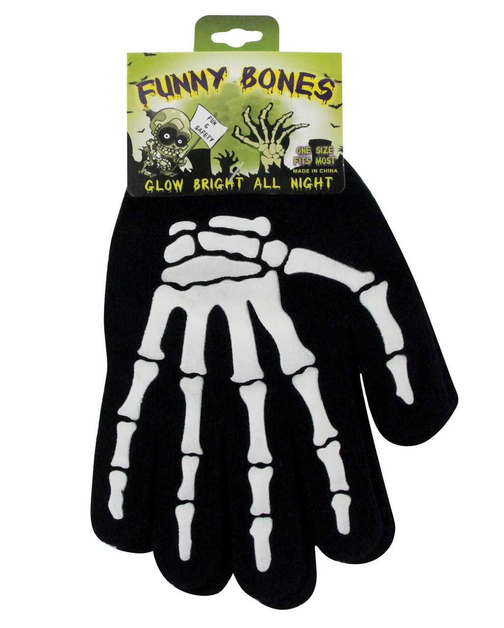 Strickhandschuhe Mit Halloween Glow In The Dark Motiv 1 Strickhandschuhe Mit Halloween Glow In The Dark Motiv