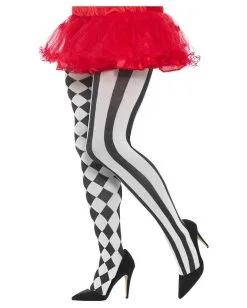 Harlekin Cosplay Strumpfhose Economy Plus Size