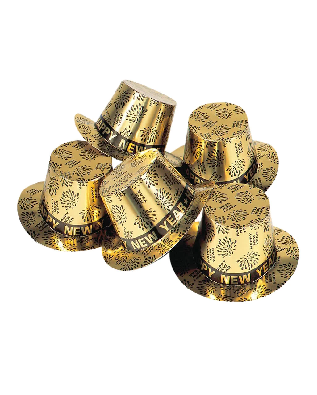 Goldener Happy New Year Zylinder