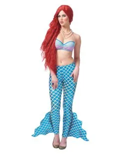 Blaue Meerjungfrau Hose Mit Flossen