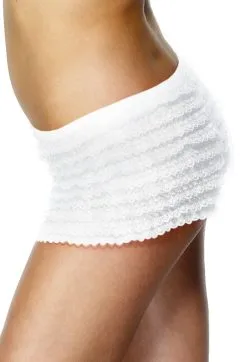 Rüschenhöschen Weiss