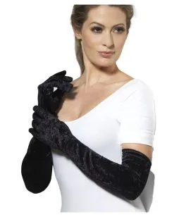 Attrappen Verkäufe 2023 -Attrappen Verkäufe 2023 schwarze ellbogenlange samthandschuhe black velveteen gloves ellbogenlange handschuhe faschings zubehoer 12335