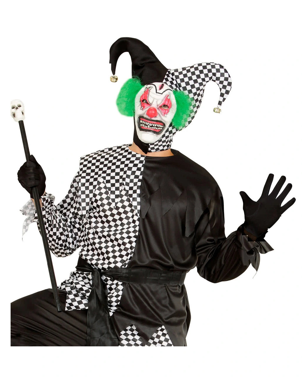 Unisex Handschuhe Für Kostüme Schwarz 5 Unisex Handschuhe Für Kostüme Schwarz – Bild 5