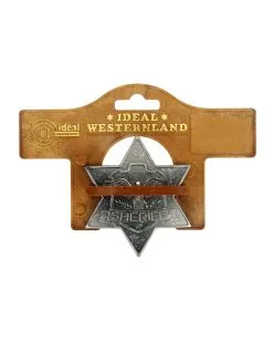 Antiker Sheriff Stern Aus Metall