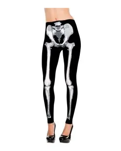 Leggings Mit Knochen Motiv