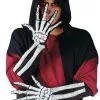 Knochenmann 3D Handschuhe Weiß