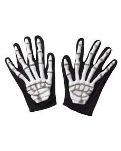 Skelett Handschuhe Mit Knochenapplikation