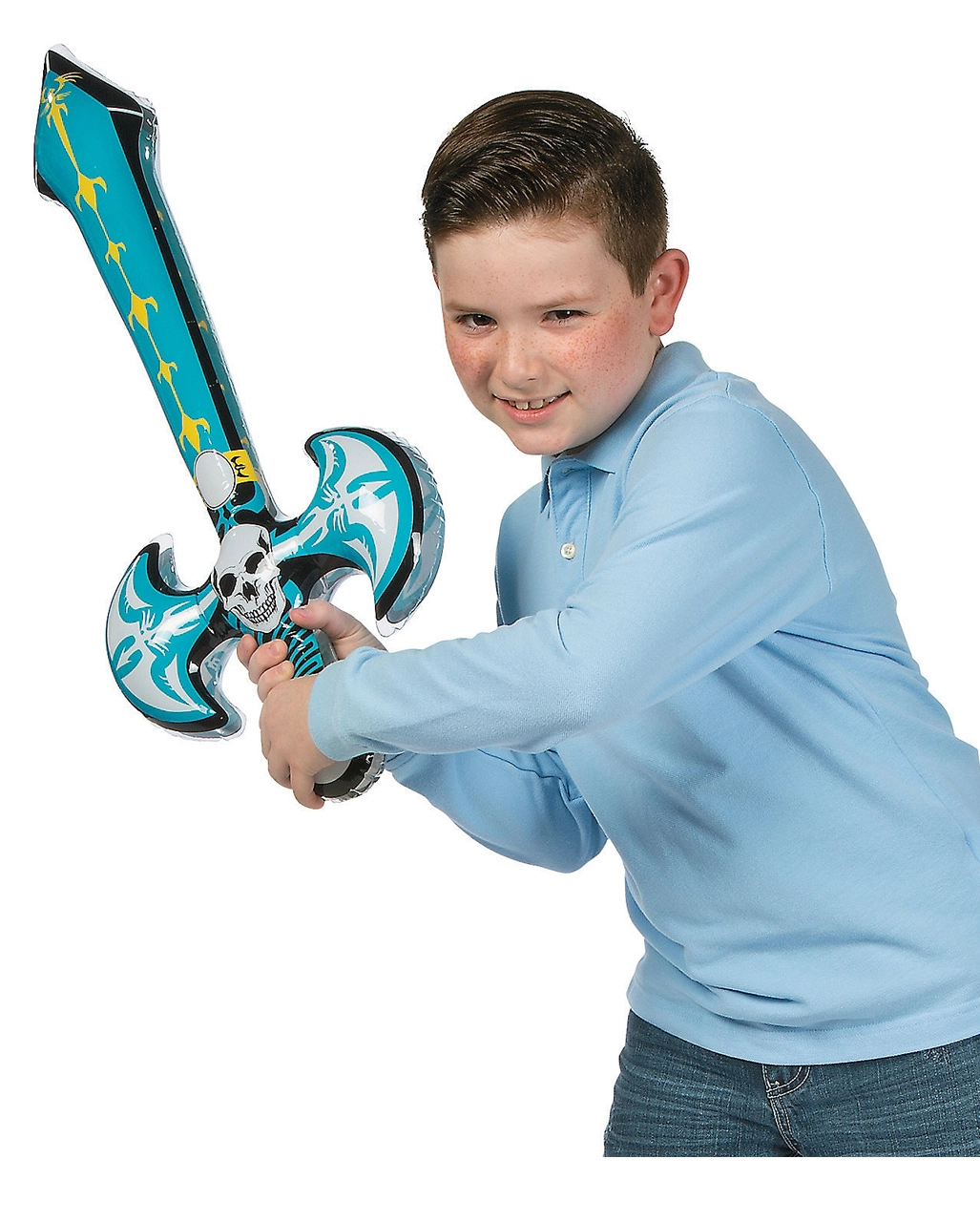 Aufblasbares Totenkopf Schwert 2 Aufblasbares Totenkopf Schwert – Bild 2