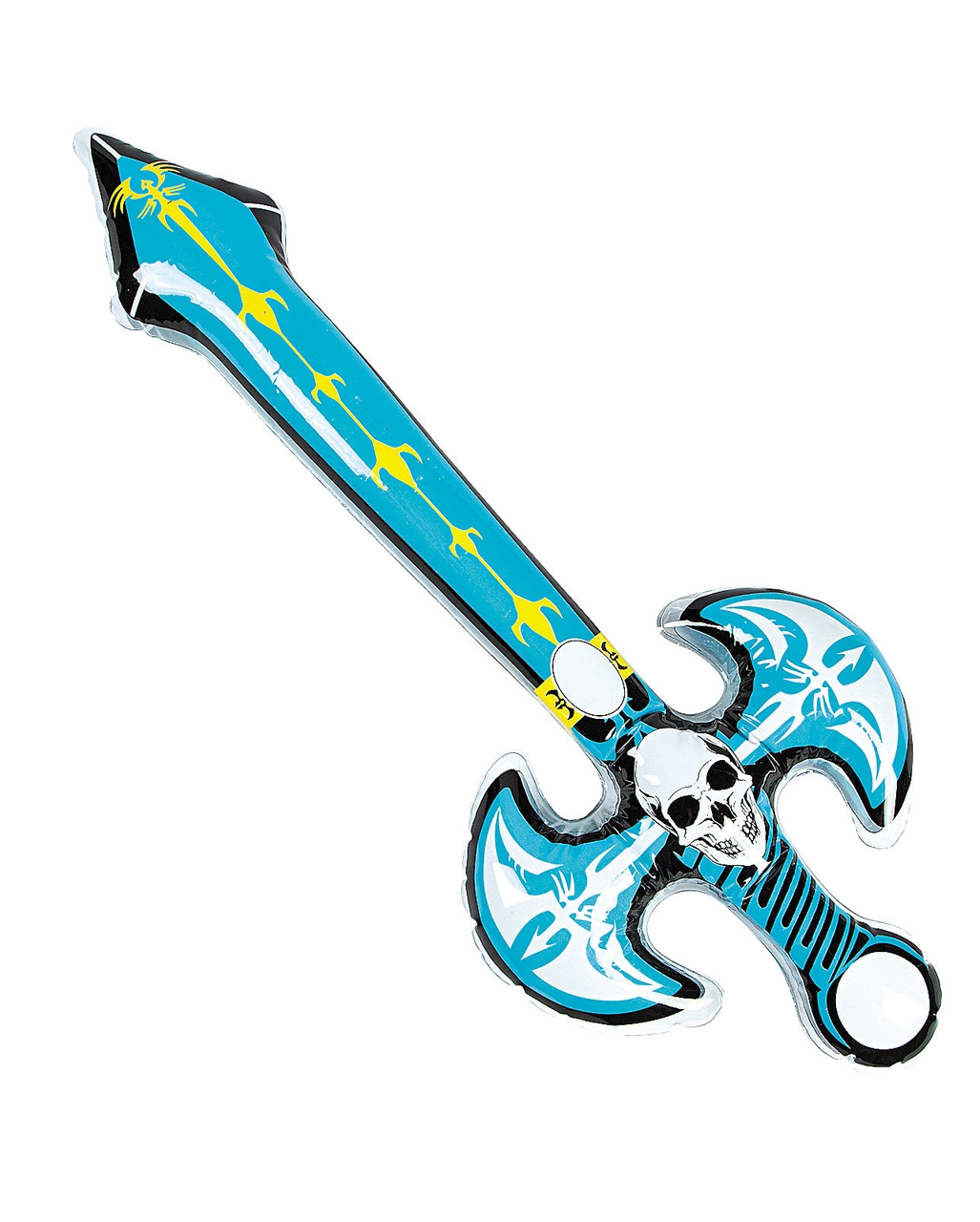 Aufblasbares Totenkopf Schwert 1 Aufblasbares Totenkopf Schwert