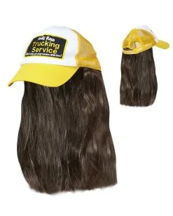 Trucker Baseball Cap Mit Haaren -Attrappen Verkäufe 2023 trucker hut mit haaren truck driver baseball cap with hair lastwagenfahrer baseball hut mit haaren 36533 03