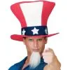 Uncle Sam Zylinderhut Mit Spitzbart