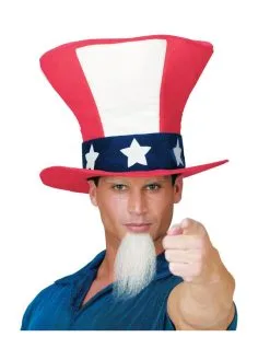 Uncle Sam Zylinderhut Mit Spitzbart