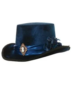 Viktorianischer Damen Zylinder Mit Cameo