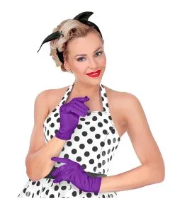 Lila Kostümhandschuhe -Attrappen Verkäufe 2023 violette kostuemhandschuhe lila handschuhe kostuemaccessoire 38673 03