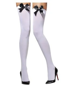 Weisse Kniestrümpfe Mit Schleife
